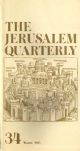 41443 The Jerusalem Quarterly ; Number Thirty Four, Winter 1985